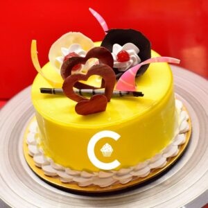 Eggless Pineapple Cake – Fresh Cream | Same-Day Delivery Available